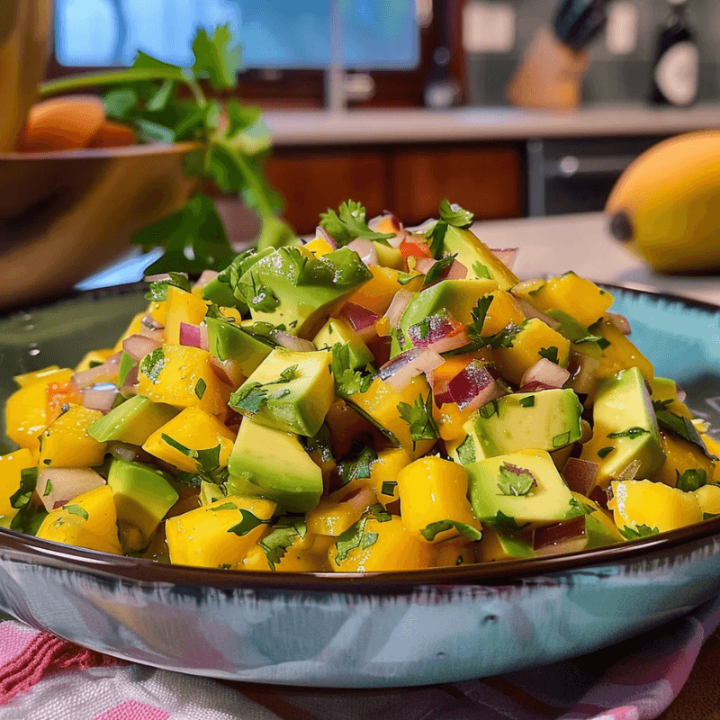 avocado and mango salsa