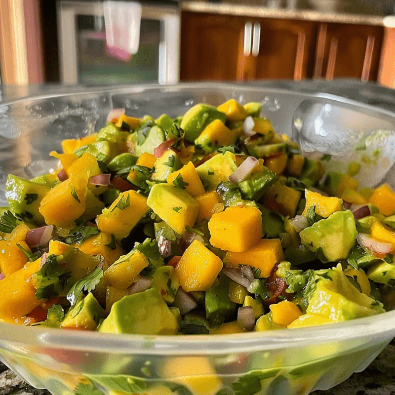 avocado and mango salsa