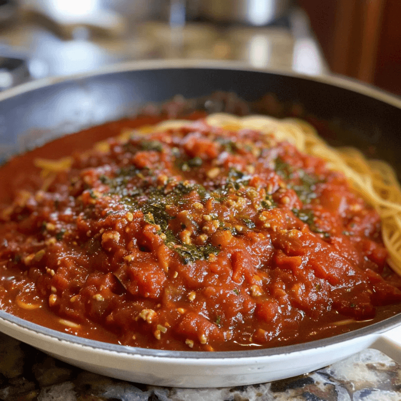 homemade spaghetti sauce