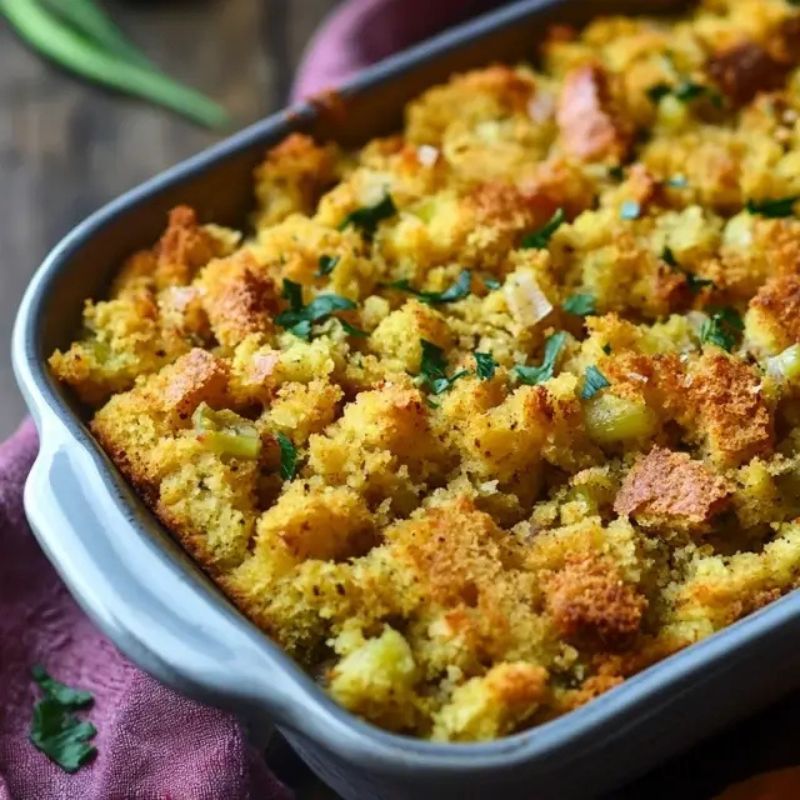 _Best Ever Thanksgiving Cornbread Dressing with Sage and Sausage (2)