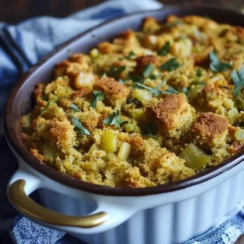 _Best Ever Thanksgiving Cornbread Dressing with Sage and Sausage (3)