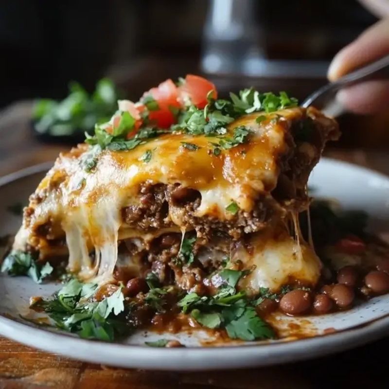 Best Homemade Beef and Bean Enchiladas Recipe (2)
