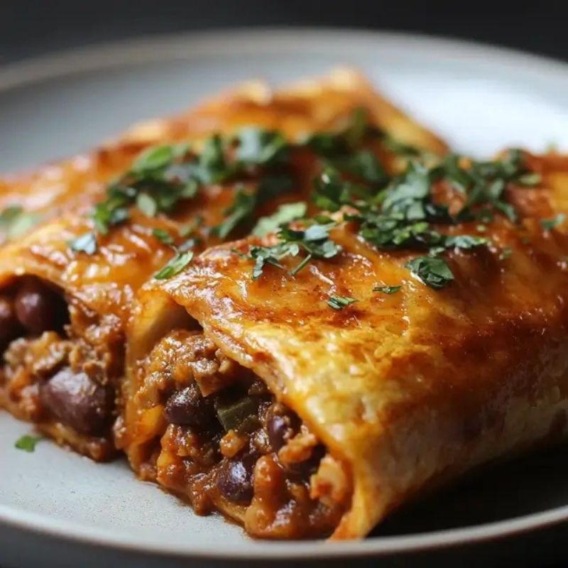 Best Homemade Beef and Bean Enchiladas Recipe (3)