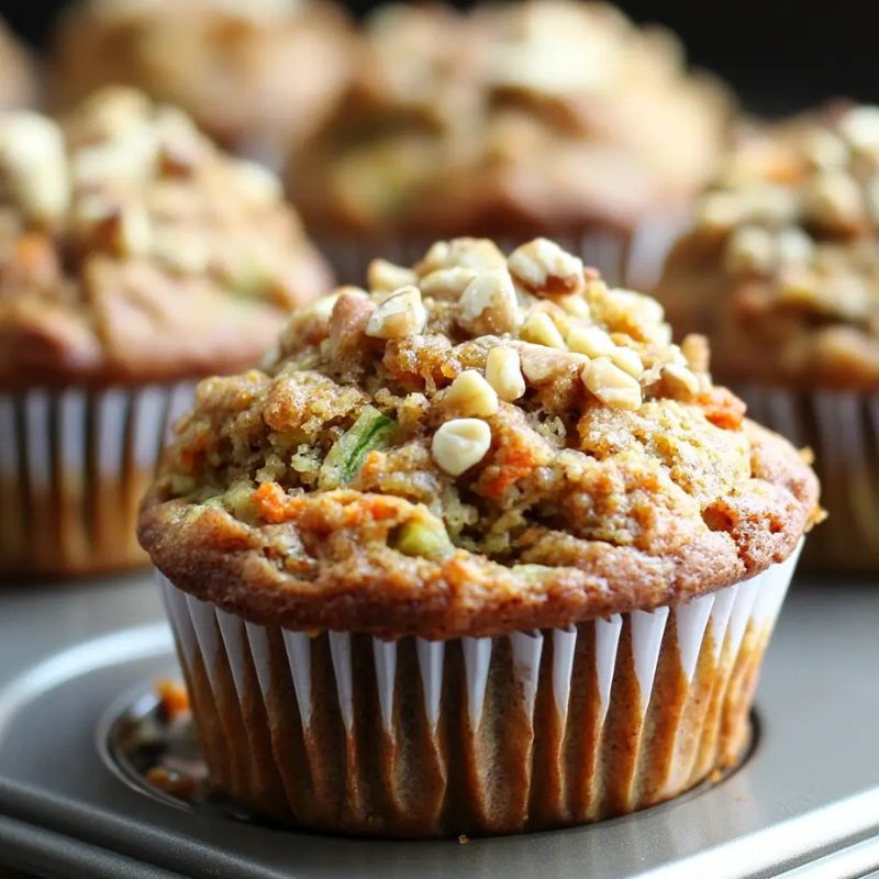 Carrot Zucchini Muffins – Moist, Healthy, and Easy to Bake (2)