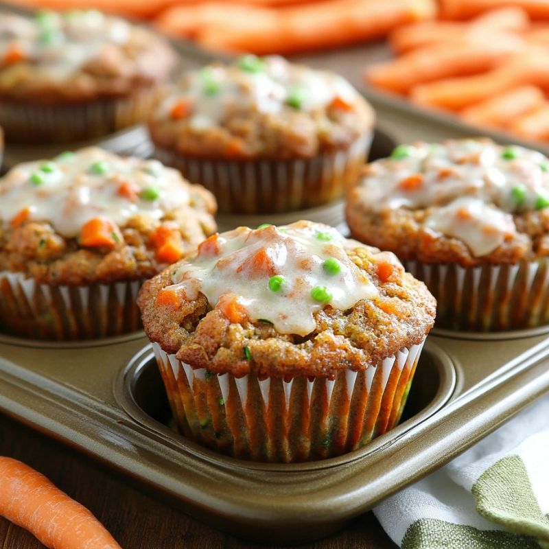 Carrot Zucchini Muffins – Moist, Healthy, and Easy to Bake (3)