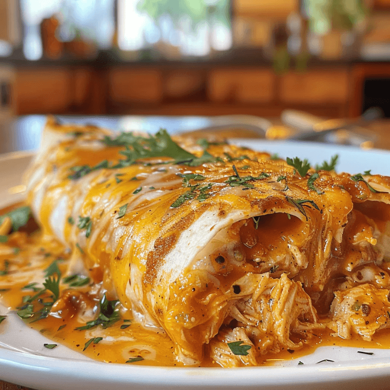 Chicken Enchilada Roll Ups