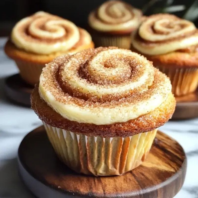 Cinnamon Swirl Muffins with a Buttery Sugar Topping – Easy and Delicious Recipe (1)