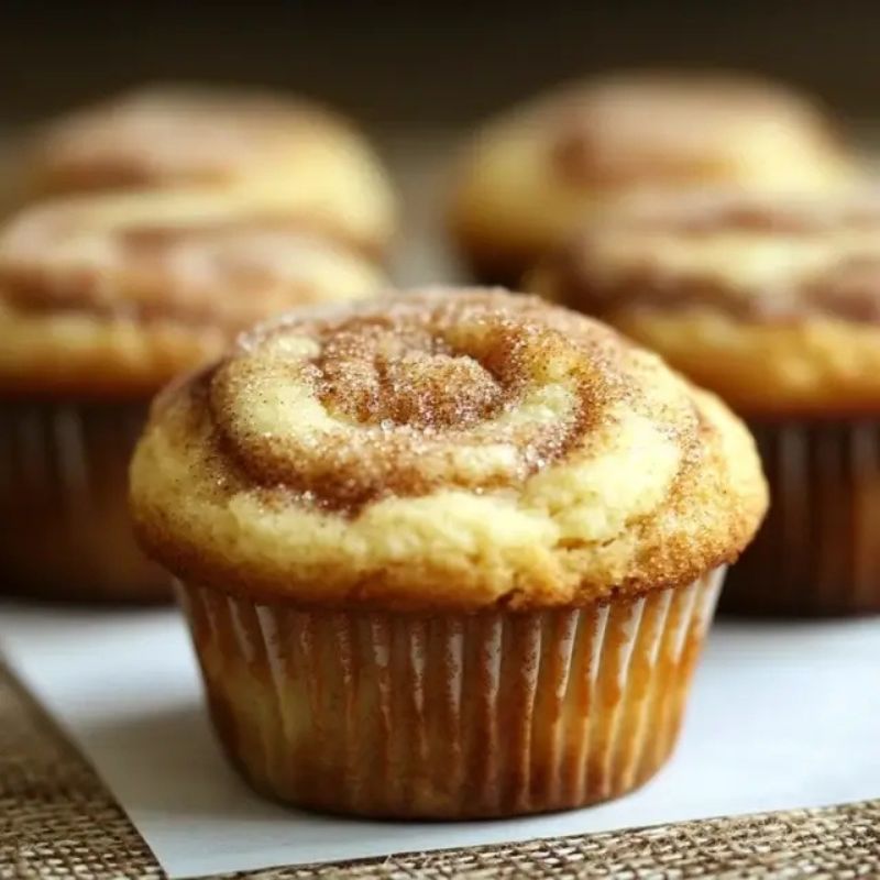 Cinnamon Swirl Muffins with a Buttery Sugar Topping – Easy and Delicious Recipe (2)