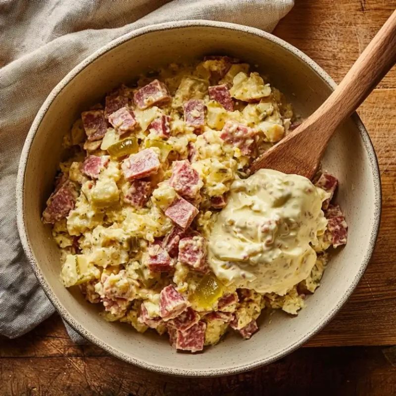 Creamy Bologna Salad Recipe – Perfect for Potlucks and Picnics (1)