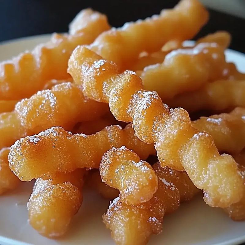 Crispy Funnel Cake Sticks – Quick & Delicious Fried Dessert Idea (1)