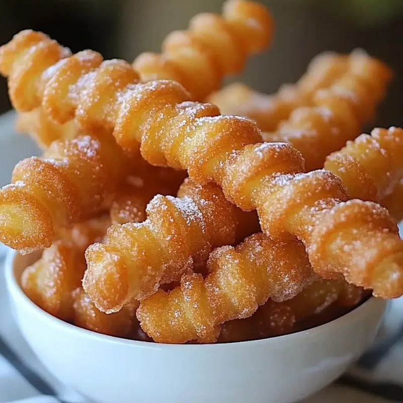 Crispy Funnel Cake Sticks – Quick & Delicious Fried Dessert Idea (3)