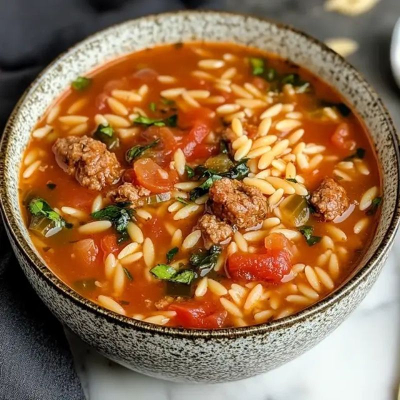 Delicious Flavorful Sausage Tomato Soup – Ready in 30 Minutes