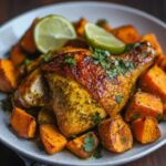 Delicious Turmeric Roasted Chicken Dinner – Full of Flavor and Color