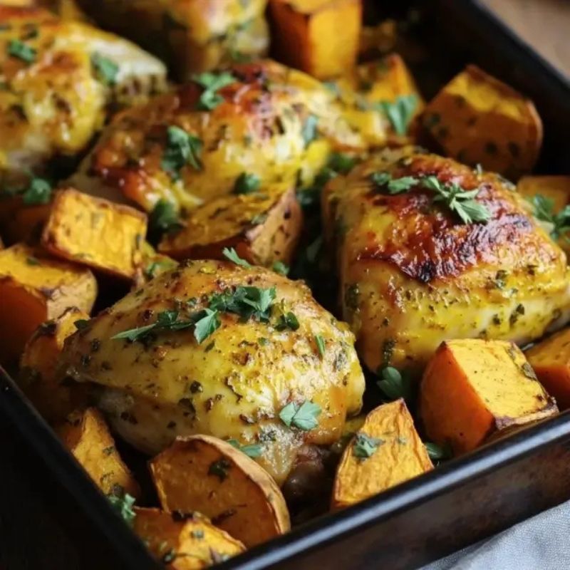 Delicious Turmeric Roasted Chicken Dinner – Full of Flavor and Color (2)