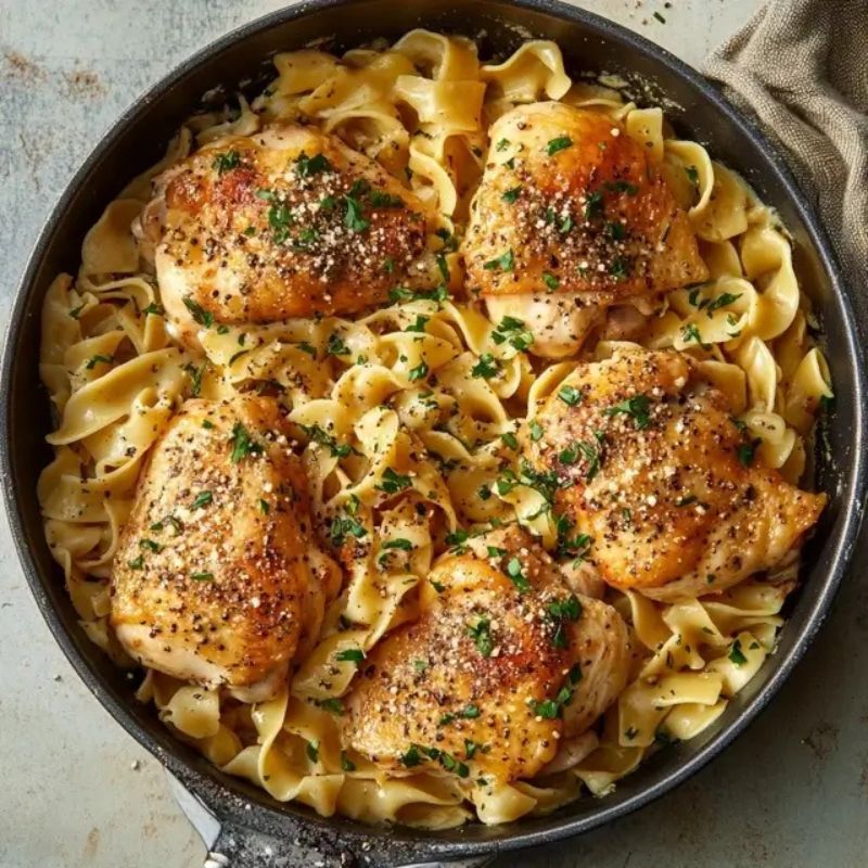 Easy Chicken with Buttered Noodles Recipe for Busy Weeknights (2)