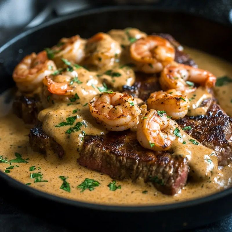 Easy Steak and Shrimp Cajun Sauce for a Flavor-Packed Dinner (3)