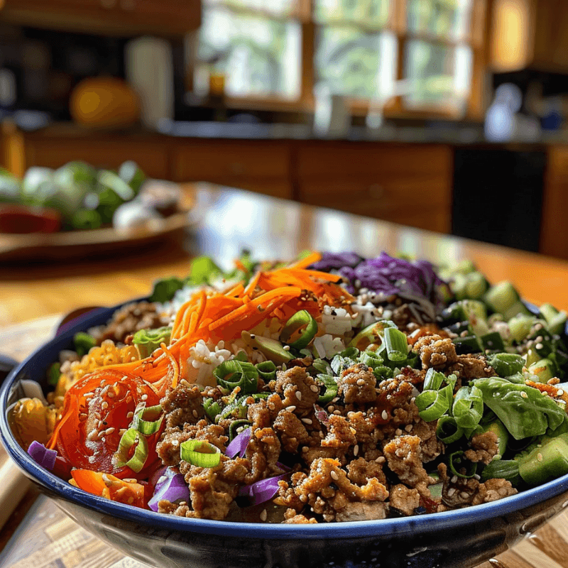 This egg roll in a bowl paleo keto is the perfect low-carb fix