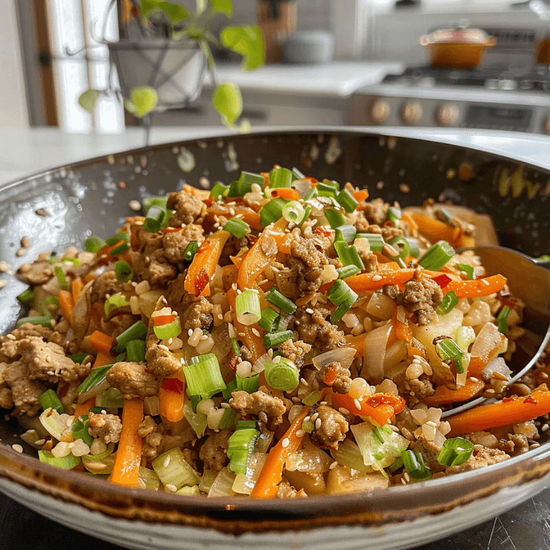 Try this egg roll in a bowl paleo keto for a healthy dinner.