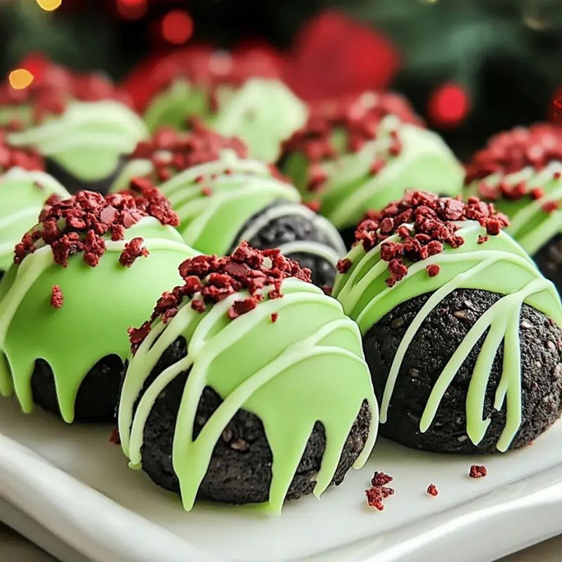 Festive Grinch Oreo Balls Recipe – A Fun & Easy Holiday Treat! (1)