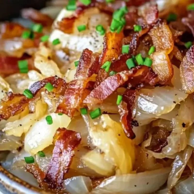 Fried Cabbage with Bacon and Onion Recipe – Quick & Flavorful (4)