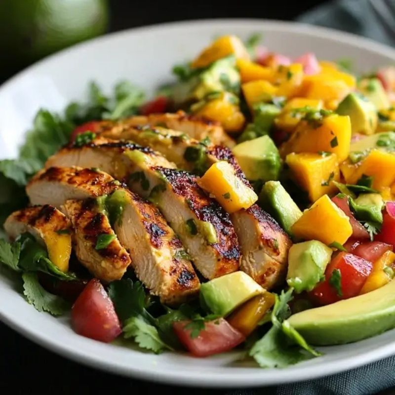 Healthy Cilantro Lime Chicken Salad – A Zesty Lunch Favorite (2)