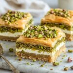 Honey Pistachio Baklava Cheesecake – A Decadent Middle Eastern-Inspired Dessert
