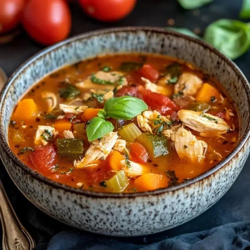 Italian Chicken Veggie Soup Recipe – A Hearty, Healthy Classic (3)