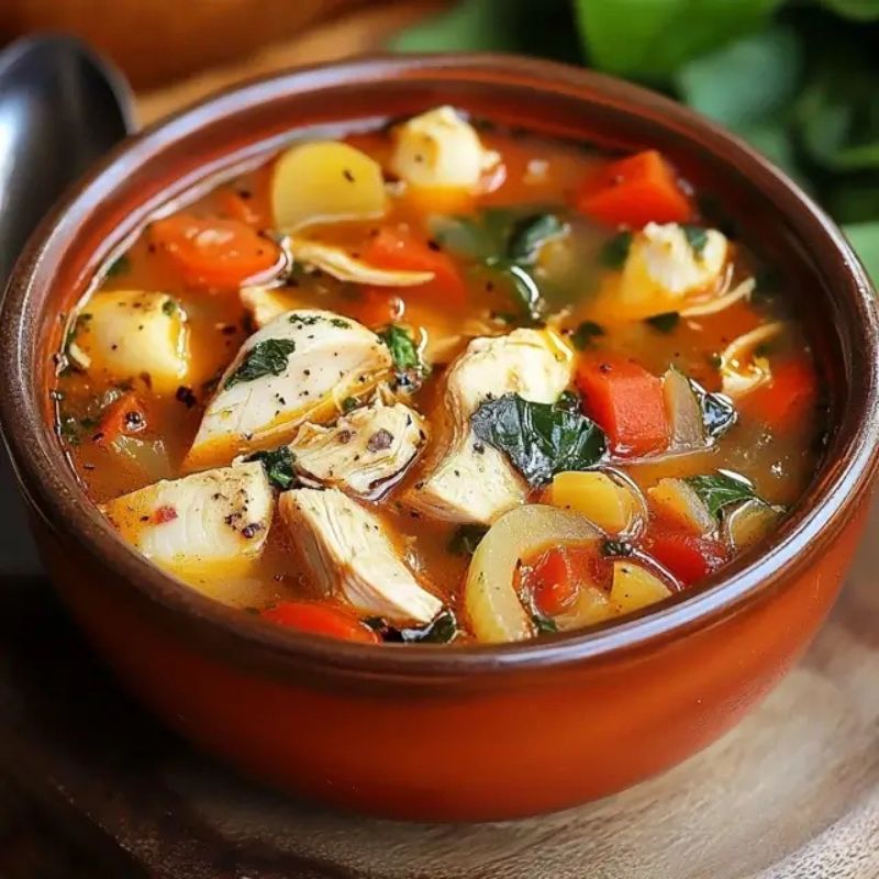 Italian Chicken Veggie Soup Recipe – A Hearty, Healthy Classic (4)