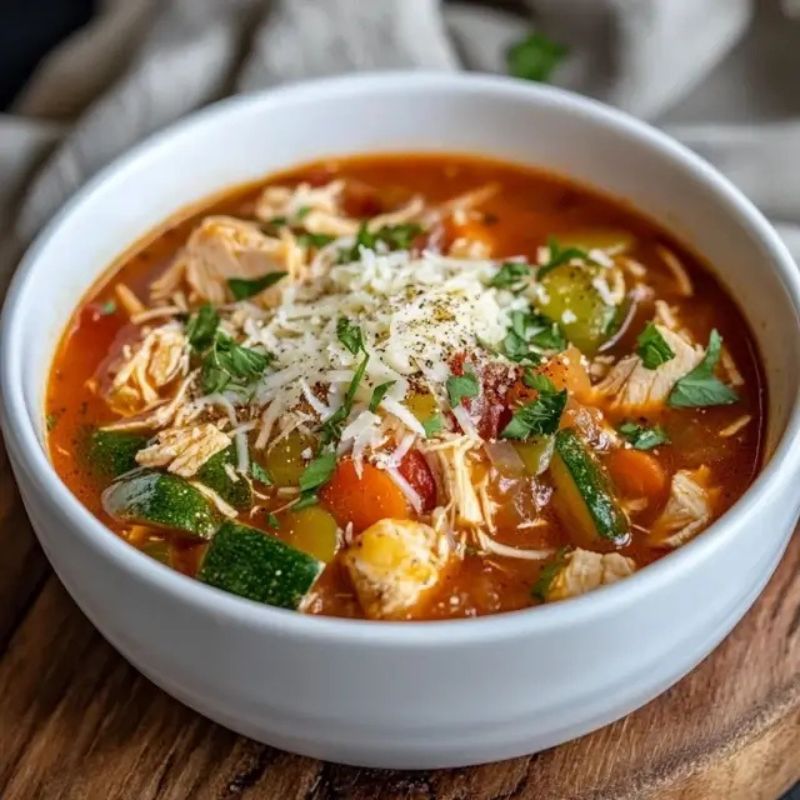 Italian Chicken Veggie Soup Recipe – A Hearty, Healthy Classic