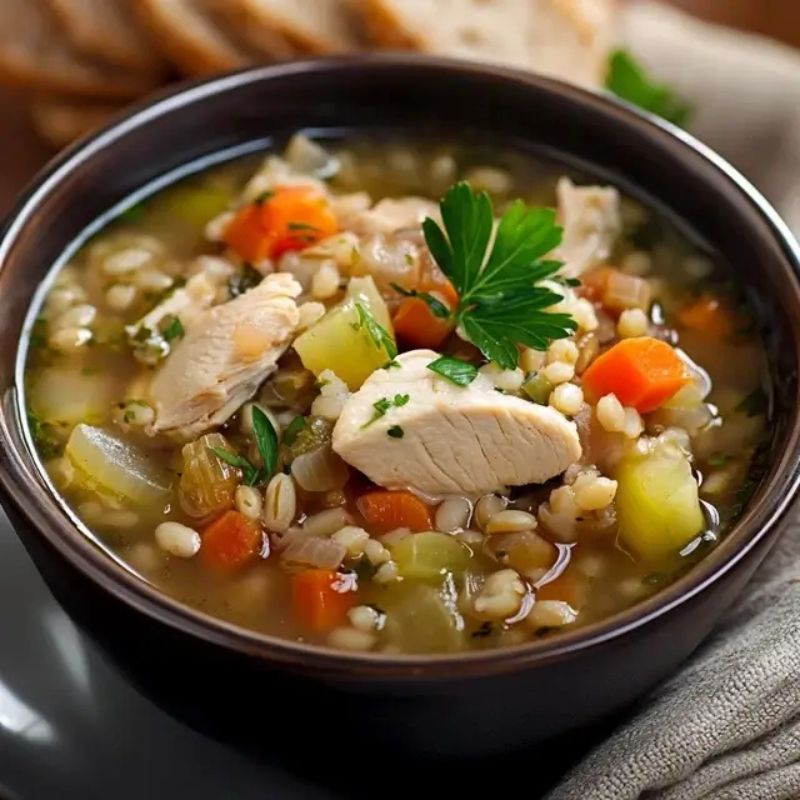 One-Pot Chicken Barley Soup Recipe – Simple and Satisfying (2)