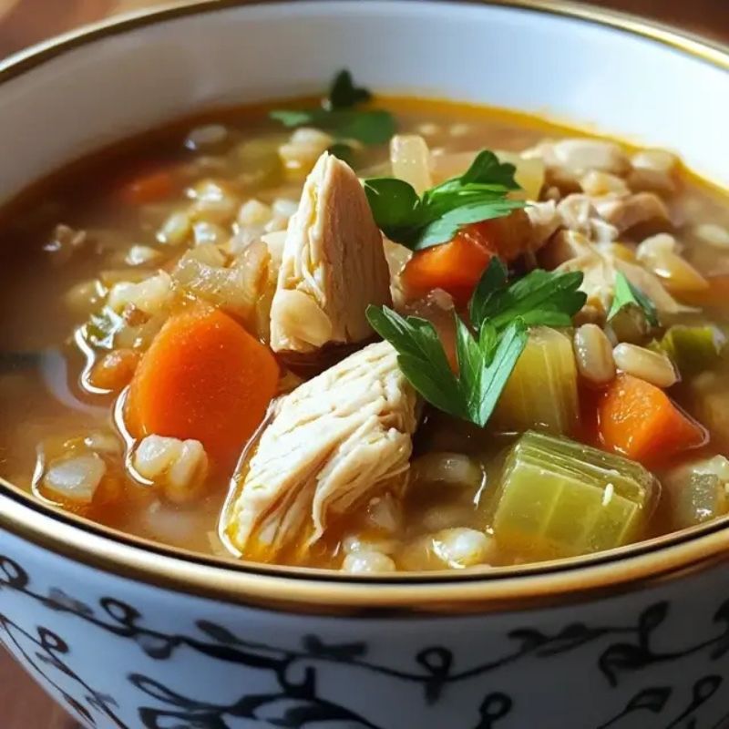 One-Pot Chicken Barley Soup Recipe – Simple and Satisfying (3)