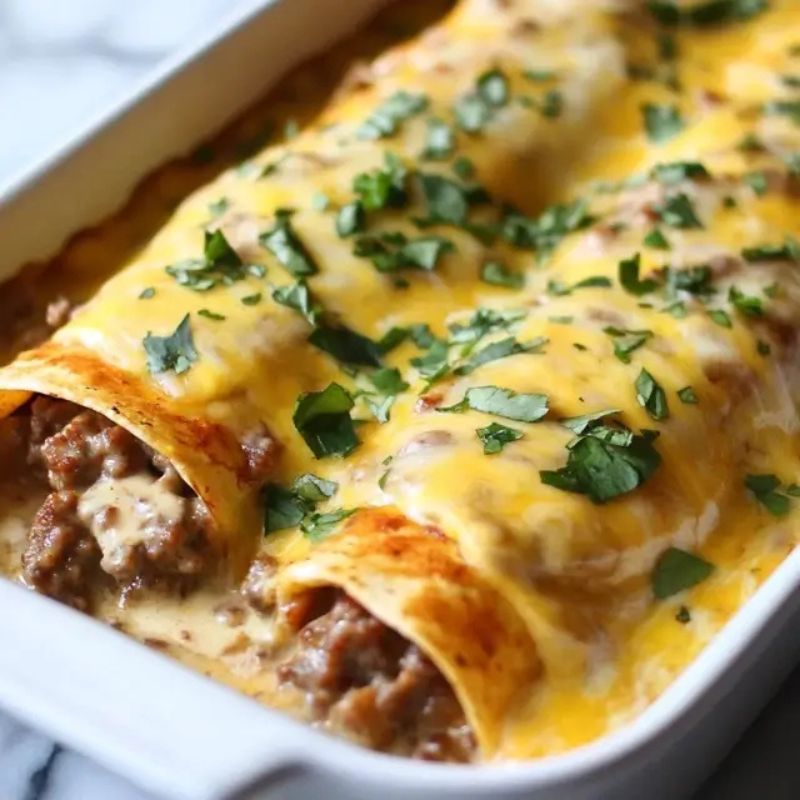 _Quick & Easy Cheesy Southern Breakfast Enchiladas You’ll Love (1)
