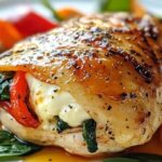 Spinach And Mozzarella Stuffed Chicken – Easy & Cheesy Weeknight Dinner!