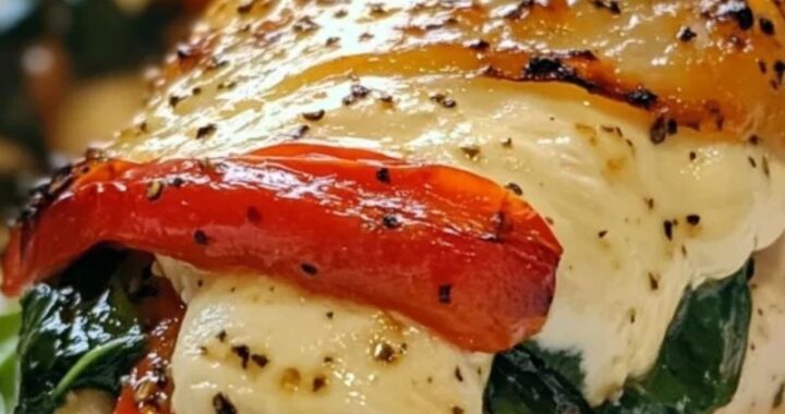 Spinach And Mozzarella Stuffed Chicken – Easy & Cheesy Weeknight Dinner! (5)