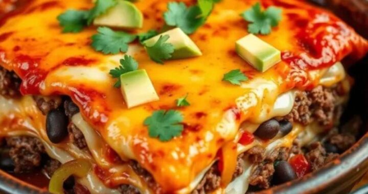 Taco Meets Lasagna – The Ultimate Fusion Comfort Food Recipe (1)