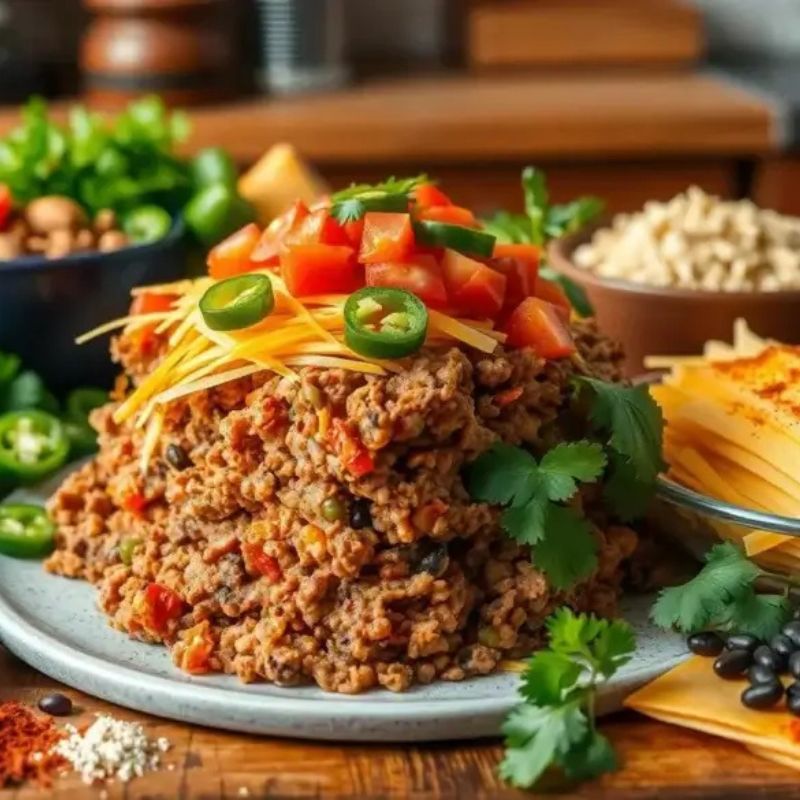Taco Meets Lasagna – The Ultimate Fusion Comfort Food Recipe (2)