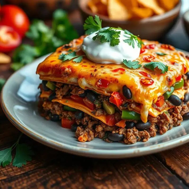 Taco Meets Lasagna – The Ultimate Fusion Comfort Food Recipe
