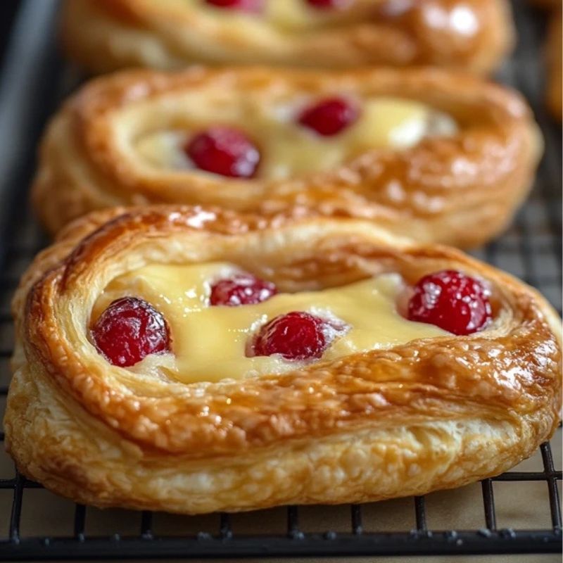 The Best Homemade Cherry Cheese Danish with Creamy Filling
