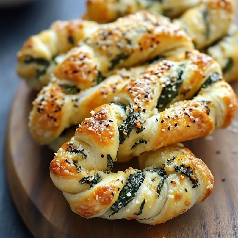 The Best Parmesan and Spinach Cheese Twists You'll Ever Bake (2)