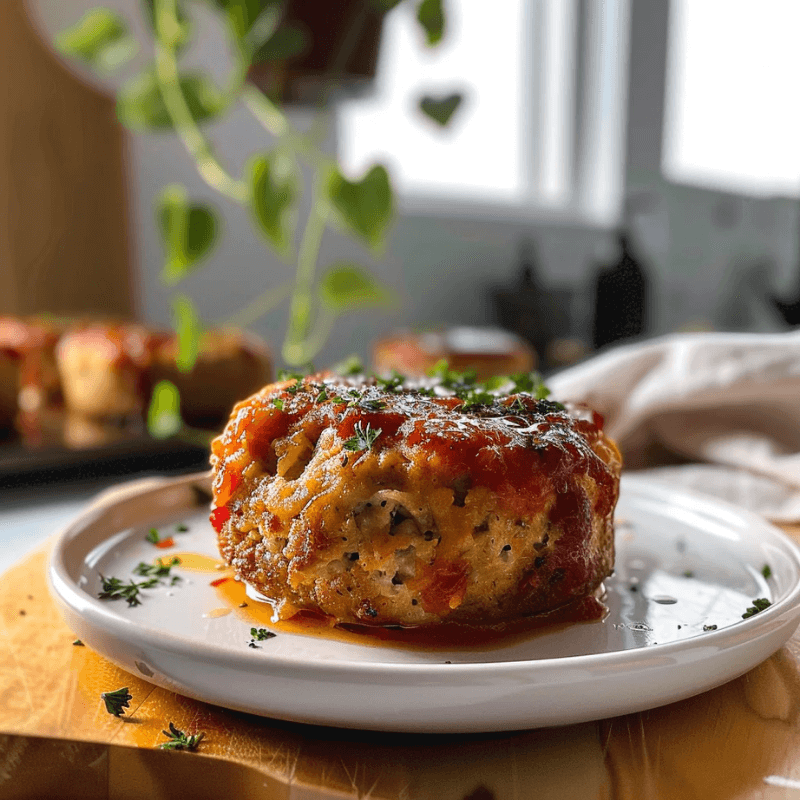 Turkey Meatloaf Muffins