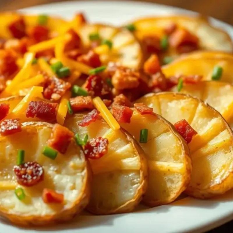 Ultimate Loaded Sliced Baked Potatoes Recipe Everyone Will Love (1)