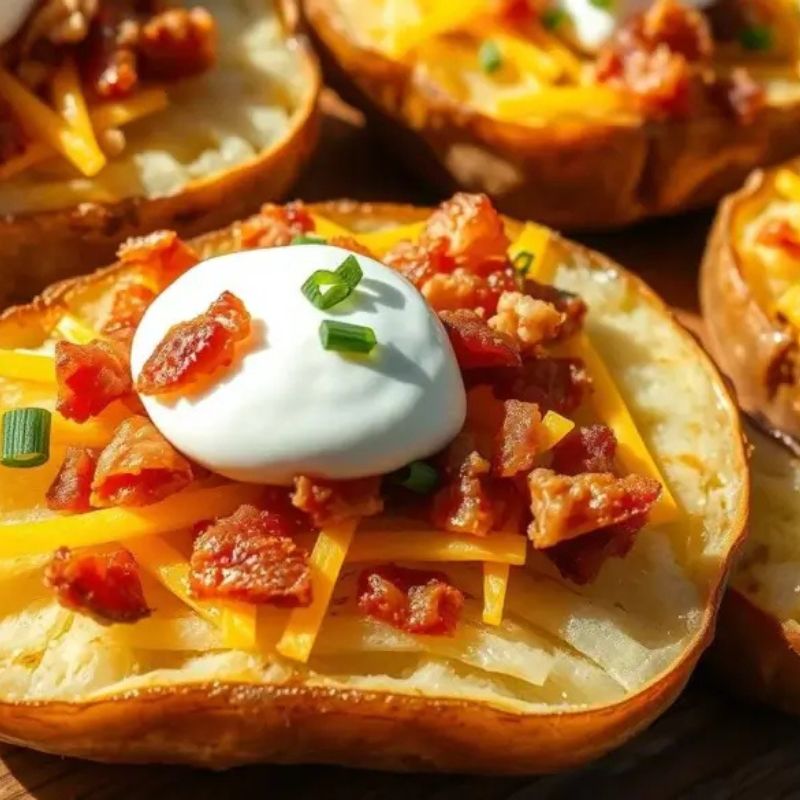 Ultimate Loaded Sliced Baked Potatoes Recipe Everyone Will Love (2)