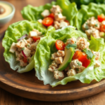 Avocado Tuna Salad Lettuce Wraps – creamy, crunchy, and delicious.