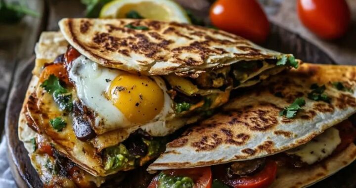 Cheesy Breakfast Quesadilla – The Ultimate Comfort Food for Busy Mornings (3)