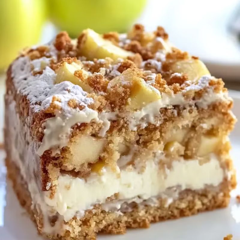 Easy Apple Coffee Cake with Cream Cheese Swirl – Moist and Delicious! (1)