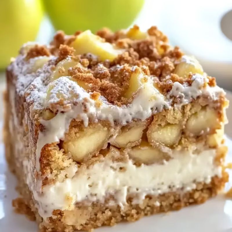 Easy Apple Coffee Cake with Cream Cheese Swirl – Moist and Delicious! (2)
