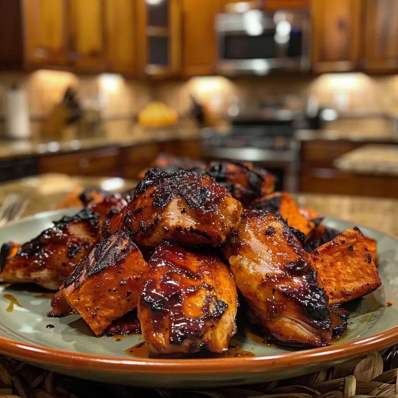 Easy BBQ Chicken Sweet Potato Bowls – Healthy & Delicious Dinner Idea (2)