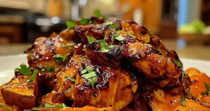 Easy BBQ Chicken Sweet Potato Bowls – Healthy & Delicious Dinner Idea (3)