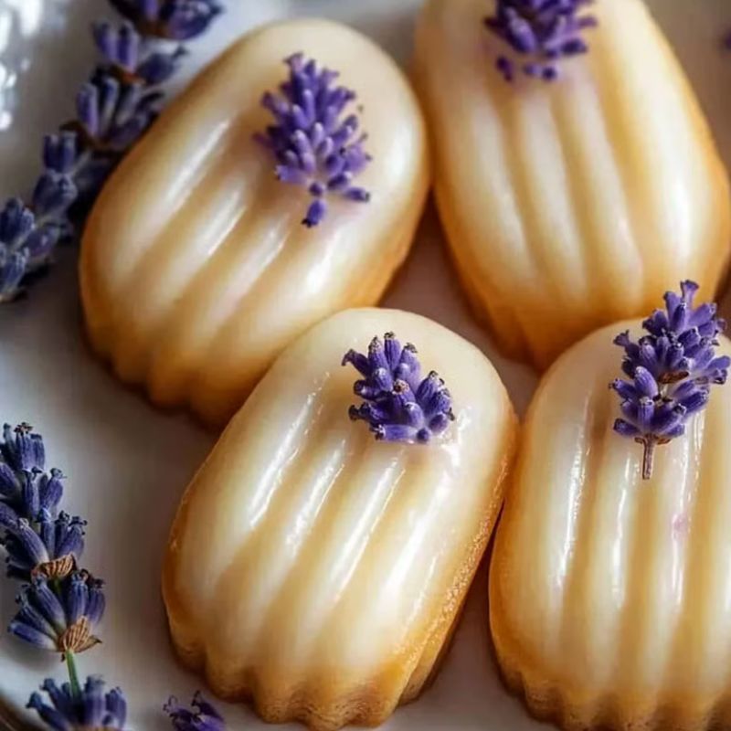 Easy Blueberry Lavender Vegan Madeleines – Dairy-Free & Delicious (1)