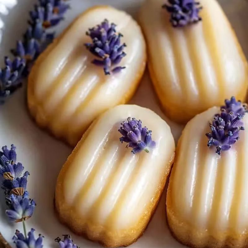 Easy Blueberry Lavender Vegan Madeleines – Dairy-Free & Delicious (2)